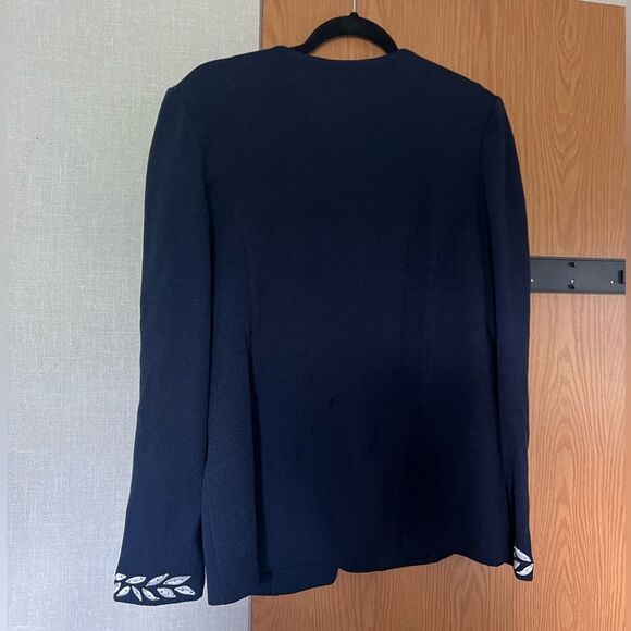 ST JOHN NAVY BLAZER JACKET - Picture 2 of 4